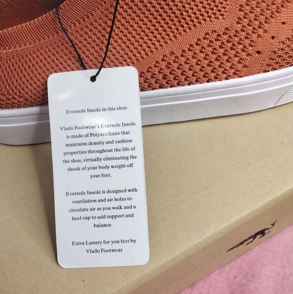 Vlado orange shoes in men's size 7.5 women's 9 - Picture 3 of 12